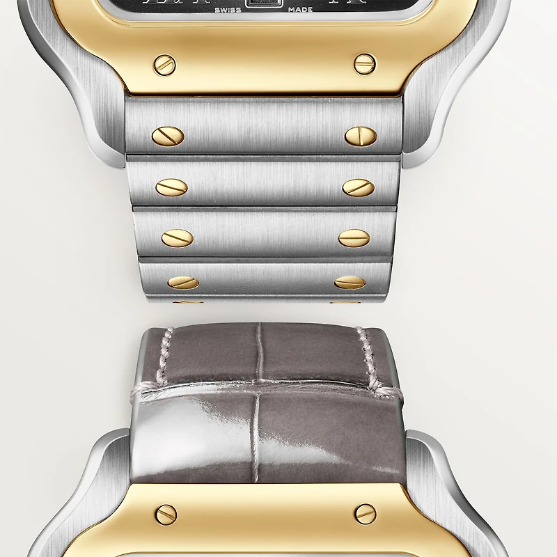 Santos de Cartier Large Automatic 40 mm Yellow Gold and Stainless Steel