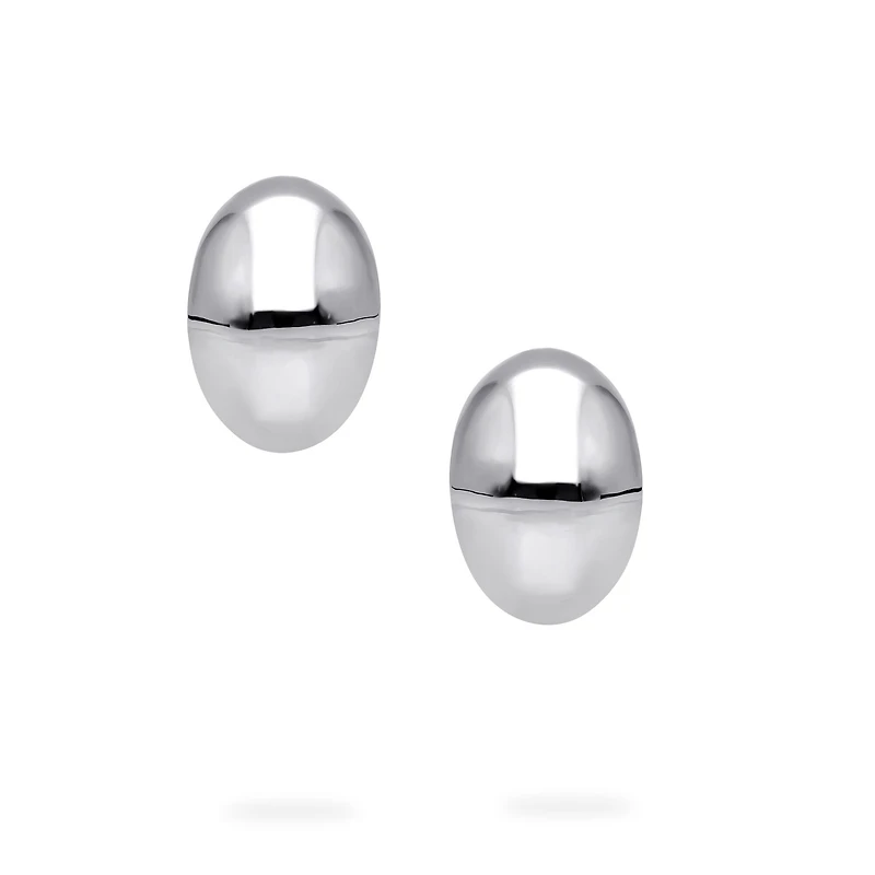 Silver Bombe Earrings