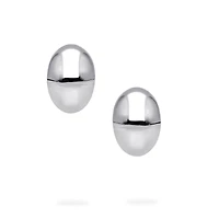 Silver Bombe Earrings