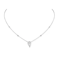 Fiery White Gold and Diamond Pendant .10ct