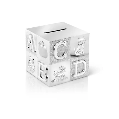 Alphabet Learning Block Coin Bank