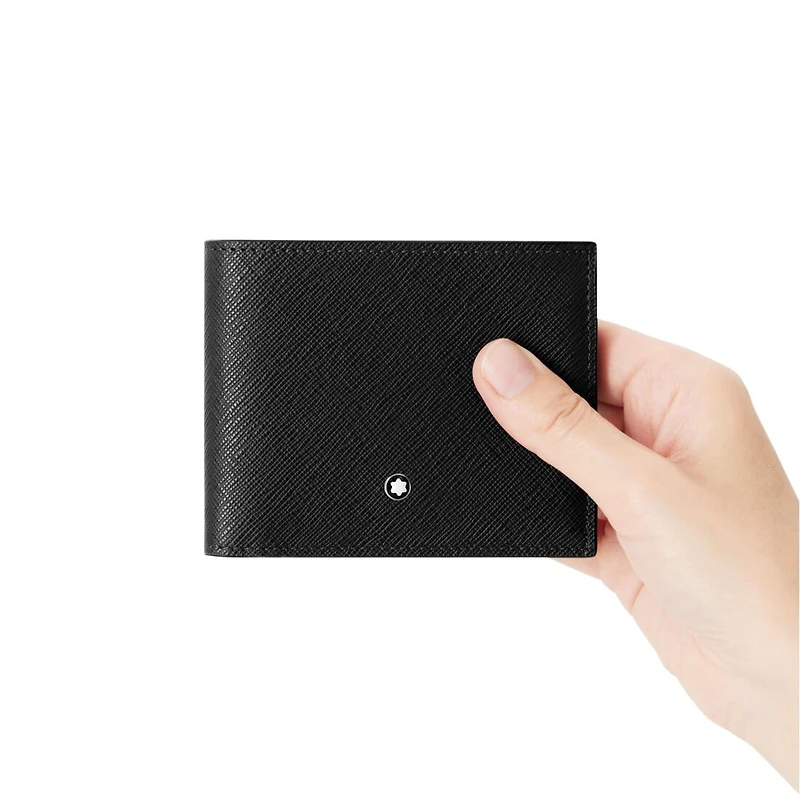 Sartorial Black 6 Card Wallet