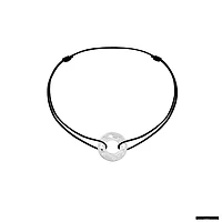 Pulse White Gold and Diamond Cord Bracelet