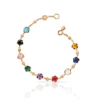 Figlia dei Fiori Rose Gold, Multi Stone Bracelet
