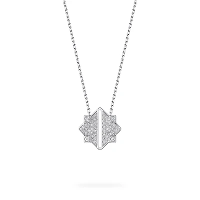White Gold and Diamond Pendant