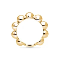 Yellow Gold Beaded Ring 5