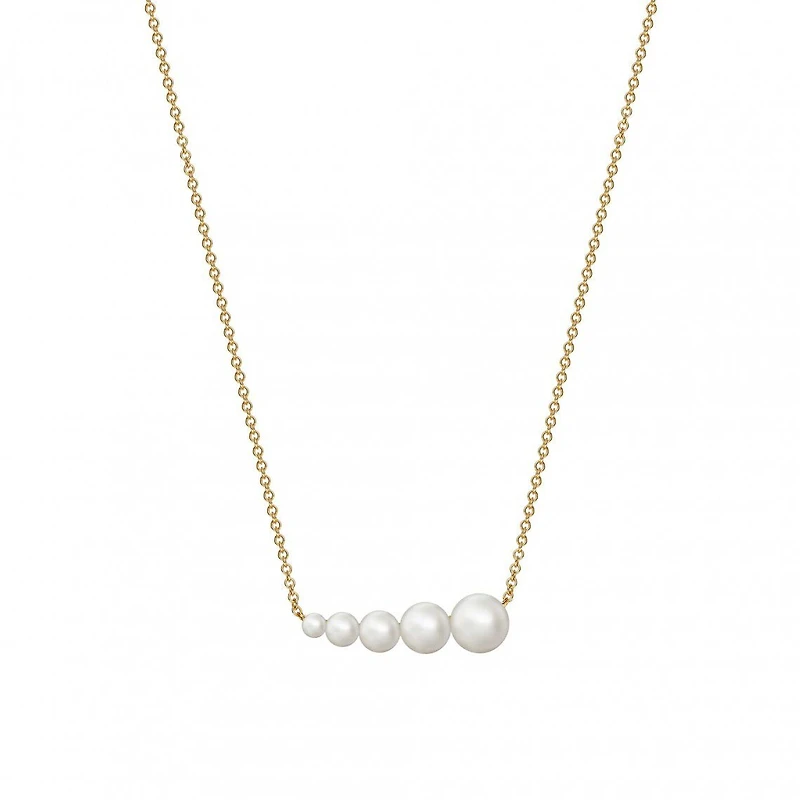 Freshwater Pearl Horizontal Bar Necklace