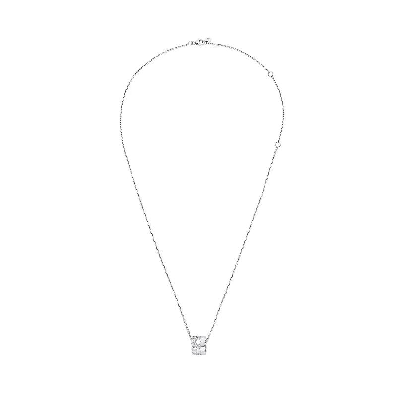 Bee de Chaumet Medium White Gold and Diamond Pendant