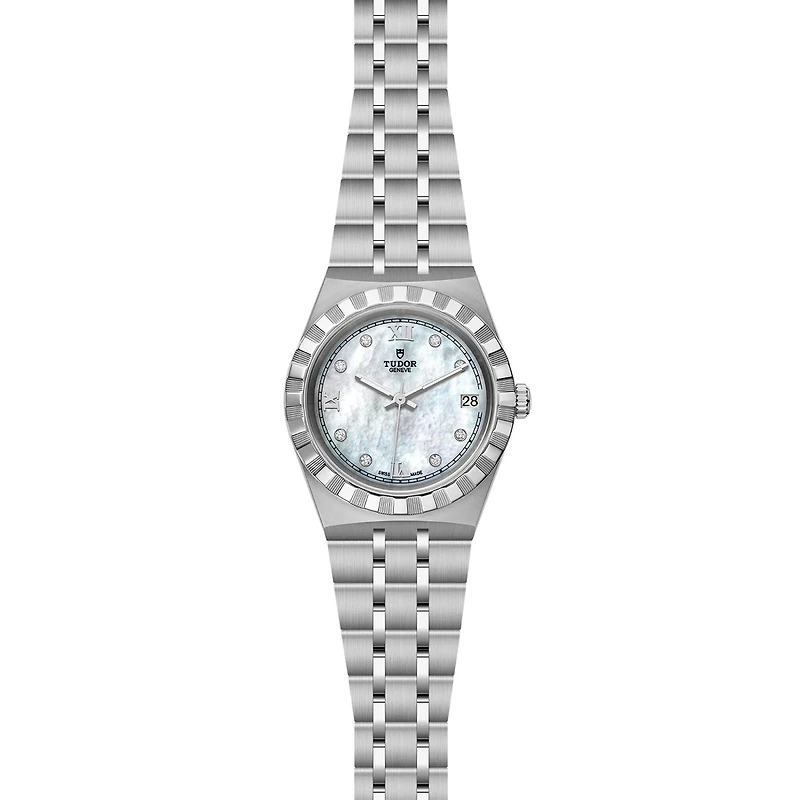 TUDOR Royal Automatic 34 mm Stainless Steel and Diamond