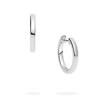 Sterling Silver 15 mm Huggie Earrings