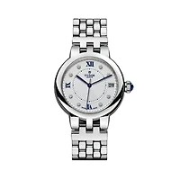 Clair de Rose Automatic 34 mm Stainless Steel and Diamond