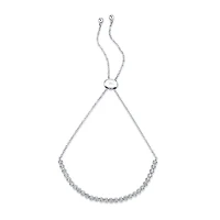 Kate White Gold and Diamond Bolo Bracelet