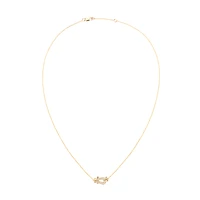Force 10 Small Gold and Diamond Pavé Pendant