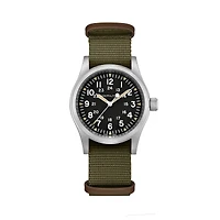 Khaki Field Manual 38 mm Stainless Steel