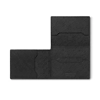Sartorial Trio Black 4 Card Holder