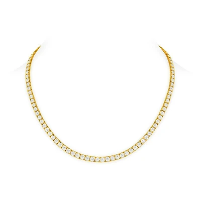 Yellow Gold Diamond Riviera Necklace