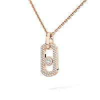 So Move Rose Gold and Diamond Pavé Pendant