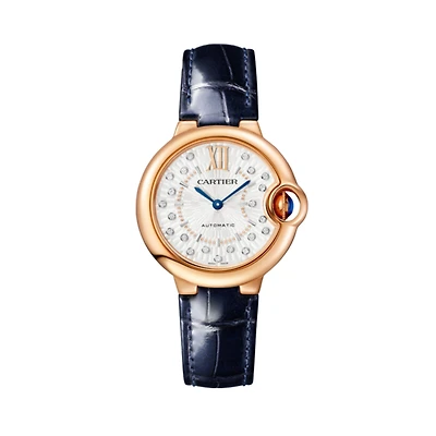 Ballon Bleu de Cartier Automatic 33 mm Rose Gold and Diamond