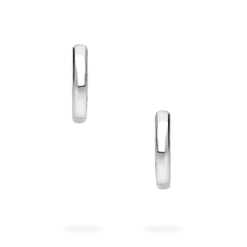 Sterling Silver Huggie Earrings For Babies