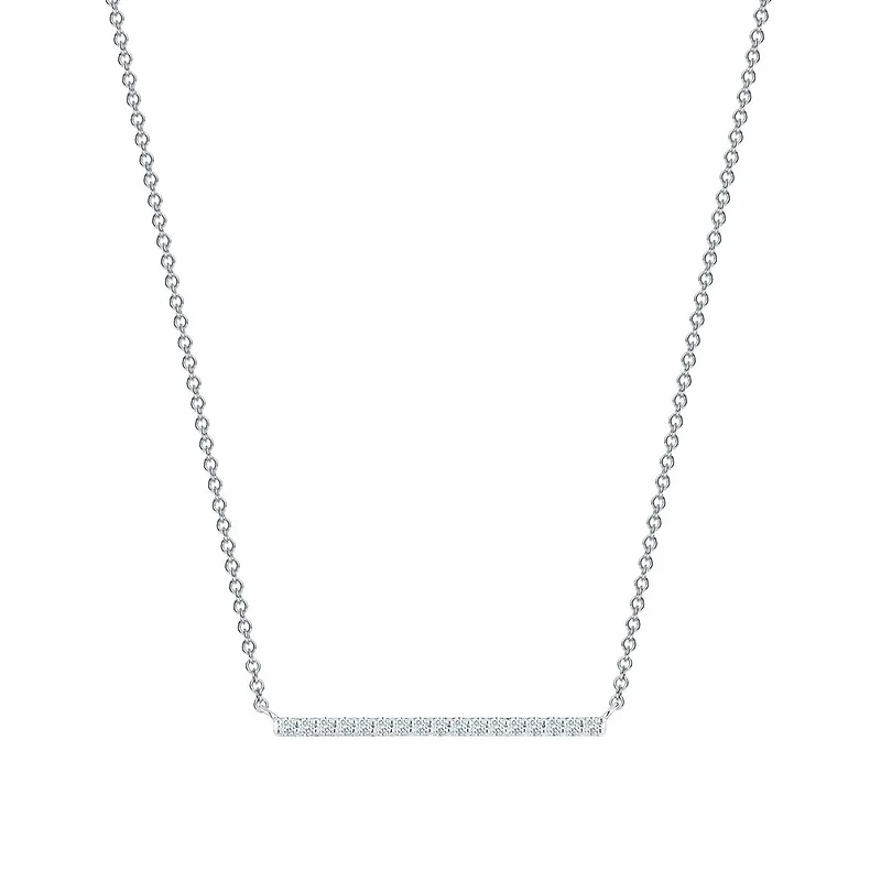 Diamond Bar Necklace