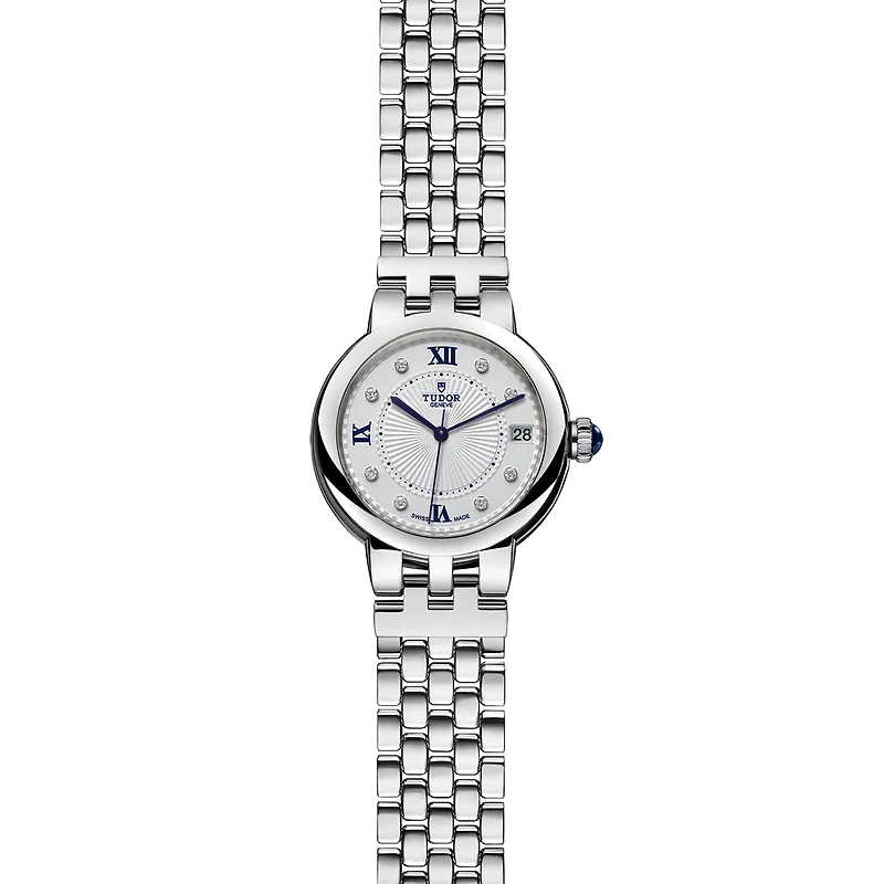 Clair de Rose Automatic 34 mm Stainless Steel and Diamond