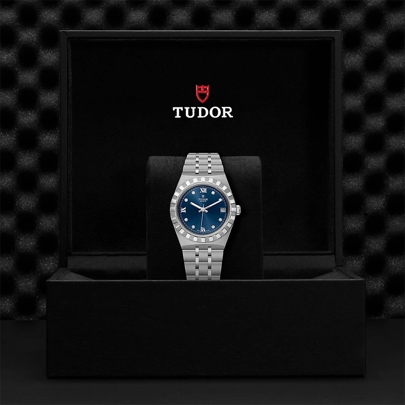 TUDOR Royal Automatic 34 mm Stainless Steel and Diamond