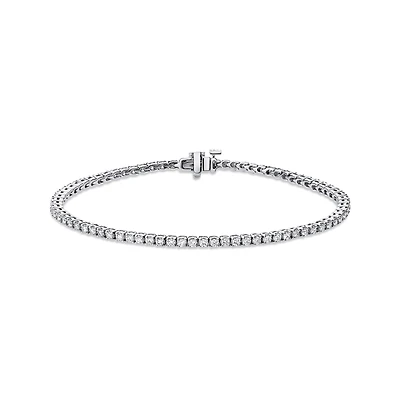 White Gold Diamond Tennis Bracelet