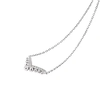 Josephine Aigrette White Gold and Diamond Pendant