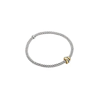 Prima Flex'it  Multi Rondel White Gold Bracelet
