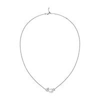 Force 10 Medium White Gold and Diamond Pavé Pendant