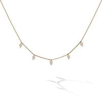 Yellow Gold and Diamond Choker Necklace