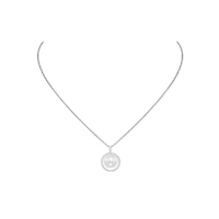 Lucky Move Small White Gold and Diamond Pendant