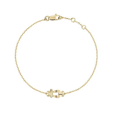 Force 10 Extra Small Yellow Gold Bracelet