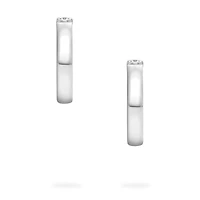 Sterling Silver Muse Hoop Earrings