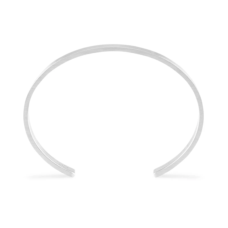 21g Brushed Silver Ribbon Bracelet
