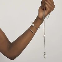 Large Freshwater Baroque Pearl And Silver Pendant