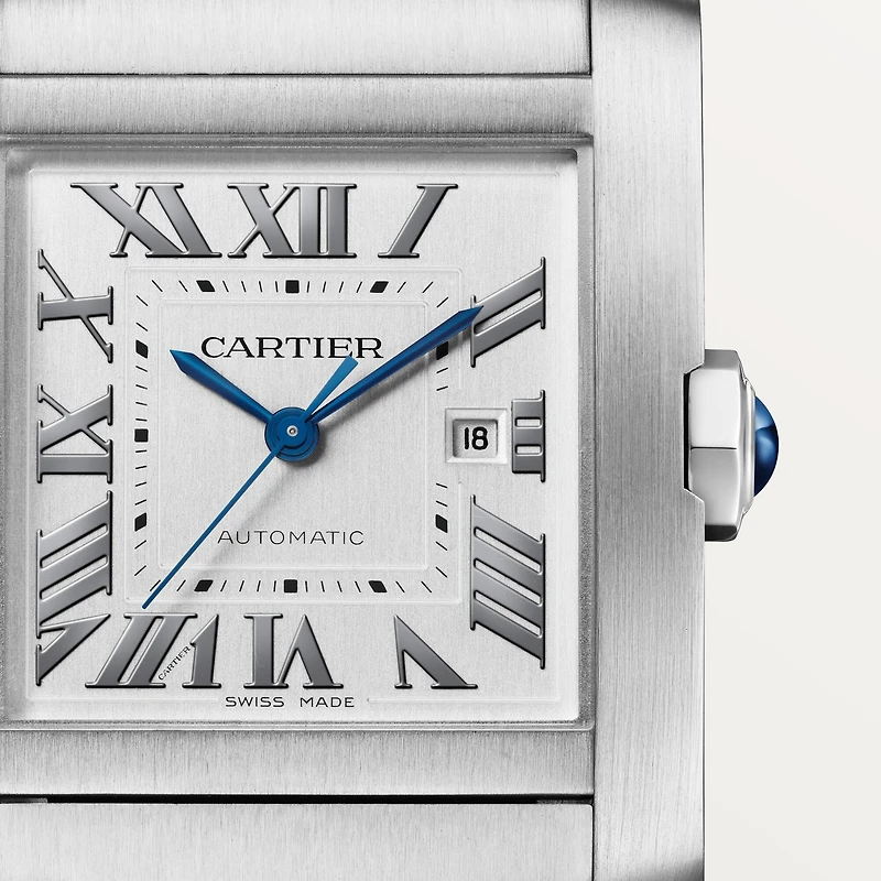 Tank Française Large Automatic 37 x 30 mm Stainless Steel