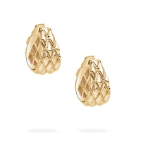 Yellow Gold Serpent Hoops