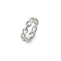 Infinite & Boundless Infinity Stackable Silver Ring