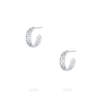15 mm Sterling Silver Hoop Earrings