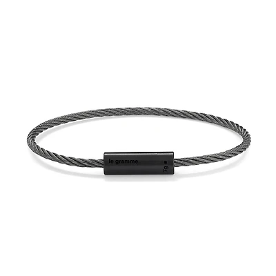 7g Brushed Ceramic Cable Bracelet