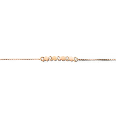 Bee de Chaumet Rose Gold and Diamond Bracelet