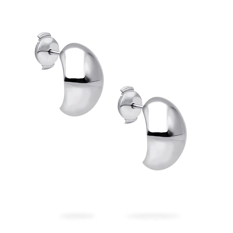 Silver Bombe Earrings