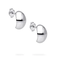Silver Bombe Earrings