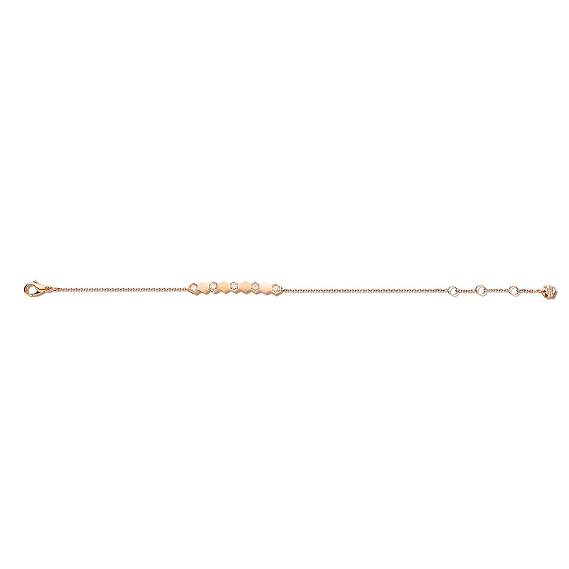 Bee de Chaumet Rose Gold and Diamond Bracelet