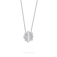 White Gold and Diamond Pendant Necklace
