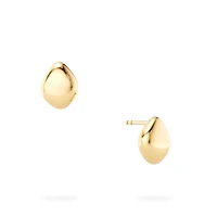 Yellow Gold Stud Earrings
