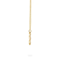 Zodiac Libra Pendant in Yellow Gold