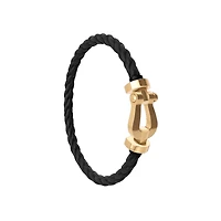 Force 10 Large Yellow Gold Cable Bracelet
