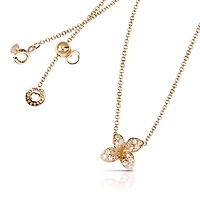 Petit Garden Micro Rose Gold and Diamond Pavé Pendant